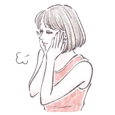 困っている女性