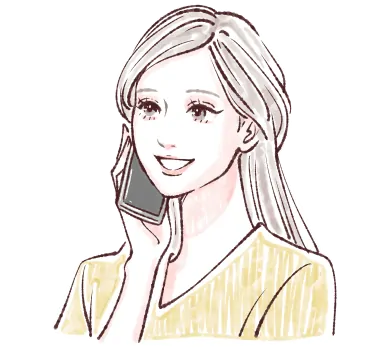 安心している女性